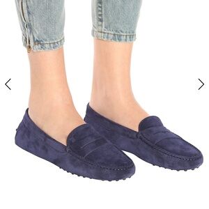 TOD'S Gommino suede loafers